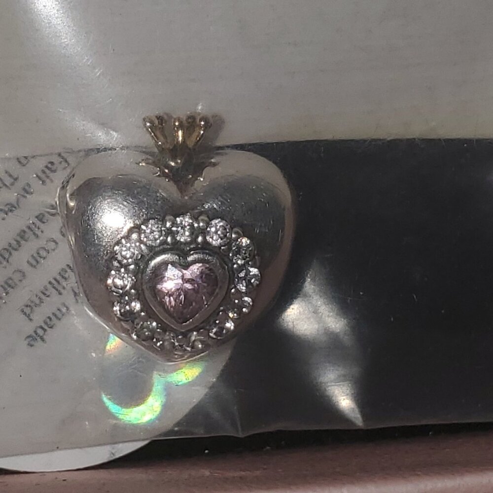 Pandora princess heart charm NIB